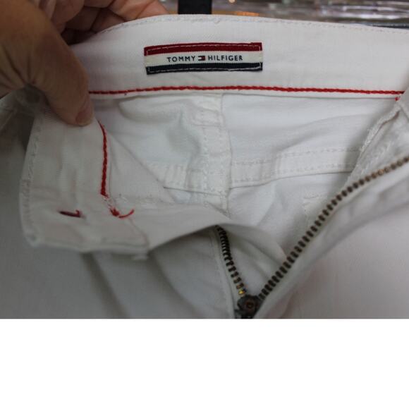 Tommy Hilfiger Womens Size 6 Straight Leg Jeans White - Picture 6 of 9